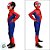 Fantasia Infantil Homem Aranha - Macacão Longo e Máscara - P de 4 a 6 anos - Disney Original - 1 unidade - Rizzo - Imagem 5