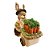 Enfeite Decorativo de Páscoa - Coelho de Palha com Carroça de Cenouras - 28x12x24cm - 1 unidade - FlorArte - Rizzo - Imagem 2