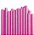 Canudo de Papel Metalizado Pink - 20 unidades - ArtLille - Rizzo Festas - Imagem 1