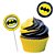 Topper para Docinhos Festa Batman Geek - 08 unidades - Festcolor - Rizzo Festas - Imagem 1