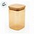 Pote de Vidro Âmbar Hermético com Tampa de Bambu - 6x10cm - 225ml - 1 unidade - Rizzo - Imagem 2