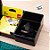 Organizador de Mesa Plástico com 6 Compartimentos - Preto - 25,4x11,2x9cm - 1 unidade - Deli - Rizzo - Imagem 4