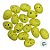 Ovinhos de Páscoa Decorativos Amarelo com Manchinhas - 3cm  - 25 unidades - Rizzo - Imagem 2