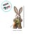 Enfeite Decorativo de Páscoa - Coelho com Cenoura - 18x45x16cm - 1 unidade - Cromus - Rizzo - Imagem 6