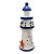 Enfeite Decorativo de Madeira - Farol - Azul e Branco - 19,5x7,5cm - 1 unidade - Rizzo - Imagem 2