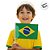 Bandeira de Tecido com Haste - Brasil - 30x40cm - 1 unidade - Rizzo - Imagem 3