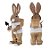 Enfeite Decorativo de Páscoa - Coelho com Cestinha e Pá - 44x15x22cm - 1 unidade -  Cromus - Rizzo - Imagem 3