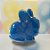 Potinho de Páscoa em Acrílico Coelhinho - Azul - 8x7cm - 10 unidades - Rizzo - Imagem 1