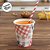 Copo de Papel - Xadrez Junino 1 - 240ml - 8 unidades - Cromus - Rizzo - Imagem 4