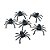 Mini Brinquedo Aranha - Preto - 4,5cm - 6 unidades - Rizzo - Imagem 2