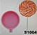 Molde de silicone Pirulito S1004 Molds Planet Rizzo Confeitaria - Imagem 1