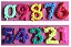 Molde de silicone Números S188 Molds Planet Rizzo Confeitaria - Imagem 2