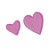 Molde de Silicone Par de Corações Johansson Ref. 574 Flexarte - Imagem 2