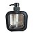 Porta Sabonete Líquido - Preto - 300ml - 1 unidade - Rizzo - Imagem 2