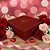 Caixa Quadrada Para Prensete - Toque de Amor - 17x17x5cm - 5 unidades - Regina - Rizzo - Imagem 1