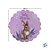 Jogo Americano de Páscoa - Coelho Flores "Feliz Páscoa" - Roxo - 38cm - 1 unidade - Rizzo - Imagem 5