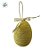 Enfeite Para Pendurar de Páscoa - Ovo Barbante - Amarelo - 6x8cm - 1 unidade - Rizzo - Imagem 3