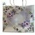 Sacola de Plástico Transparente Fosca - Floral - Roxo - 30x12x26cm - 1 unidade - Rizzo - Imagem 3