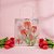 Sacola de Plástico Transparente Fosca - Floral - Tulipas - 22x10x24cm - 1 unidade - Rizzo - Imagem 1
