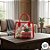 Sacola Transparente PVC com Alça de Couro Vermelho - 22x11x19cm - 1 unidade - Rizzo - Imagem 5