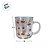 Caneca de Vidro - Cerejas com Florzinhas - 200ml - 1 unidade - Rizzo - Imagem 3