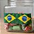 Adesivo Decorativo - Bandeira do Brasil - 14x4,5cm - 25 unidades - Rizzo - Imagem 1