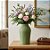 Vaso Decorativo - Romano - Pistache - 18cm - 1 unidade - Rizzo - Imagem 1