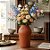 Vaso Decorativo - Romano - Marrom - 18cm - 1 unidade - Rizzo - Imagem 1