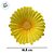 Enfeite Decorativo de Porcelana - Flor Amarela - 14,5cm - 1 unidade - FlorArte - Rizzo - Imagem 3