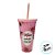 Copo com Canudo e Tampa - Rosa Claro - Mãe Amor Eterno - 600ml - 1 unidade - Rizzo - Imagem 2