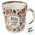 Caneca de Vidro Transparente - Bege com Flores - Mãe Como é Grande o Meu Amor Por Você - 320ml - 1 unidade - Rizzo - Imagem 2