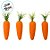 Cenoura Decorativa de Páscoa - Mini Cenoura Espiral - Laranja / Verde - 8x1,5cm - 6 unidades - Cromus - Rizzo - Imagem 2