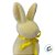 Enfeite Decorativo de Páscoa - Coelho de Pó de Flocagem - Amarelo - 14x5cm - 1 unidade - Rizzo - Imagem 3