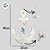 Enfeite Decorativo Para Pendurar - Âncora - Branco - 40x23cm - 1 unidade - Rizzo - Imagem 3