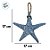 Enfeite Decorativo Para Pendurar - Estrela do Mar - Azul Claro - 17cmx17cm - 1 unidade - Rizzo - Imagem 3