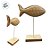 Enfeite Decorativo - Escultura de Peixe - Marrom - 23x16cm - 1 unidade - Rizzo - Imagem 2
