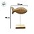 Enfeite Decorativo - Escultura de Peixe - Marrom - 23x16cm - 1 unidade - Rizzo - Imagem 3