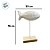 Enfeite Decorativo - Escultura de Peixe - Branco - 23x16cm - 1 unidade - Rizzo - Imagem 3