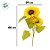 Haste Flor Permanente - Girassóis - Amarelo - 66cm - 1 unidade - Rizzo - Imagem 3