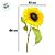 Haste Flor Permanente - Girassol - Amarelo - 46cm - 1 unidade - Rizzo - Imagem 3