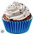 Mini Forminha Para Cupcake Impermeável - Azul Royal - 4,1x2,6cm - 45 unidades - Regina - Rizzo - Imagem 4