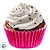 Mini Forminha Para Cupcake Impermeável - Fúcsia - 4,1x2,6cm - 45 unidades - Regina - Rizzo - Imagem 5
