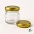 Mini Pote de Vidro Redondo com Tampa de Metal Dourado - 50ml - 1 unidade - Rizzo - Imagem 3