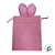 Saco de Páscoa com Orelha - Rosa -13x12cm - 1 unidade - Rizzo - Imagem 2