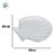 Bandeja Decorativa - Concha - Branca Perolada - 22cm - 1 unidade - Rizzo - Imagem 3