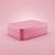 Lata de Metal Retangular - Rosa - 14x10x4,5cm  - 1 unidade - Rizzo - Imagem 1