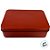 Lata de Metal Retangular - Vermelho - 14x10x4,5cm  - 1 unidade - Rizzo - Imagem 3
