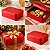 Lata de Metal Retangular - Vermelho - 14x10x4,5cm - 1 unidade - Rizzo - Imagem 4