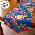 Trilho de Mesa Chita Azul - Flor Rosa - 40x135cm - 1 unidade - Rizzo - Imagem 3