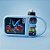 Kit Lancheira Com Garrafa Batman e Coringa - Azul - 12x25cm - 250ml  - 1 unidade - Rizzo - Imagem 1